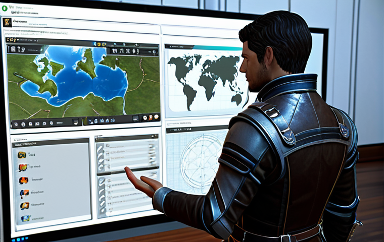 A professional male ArcheAge player character, fully clothed in modest, practical adventurer attire, standing in a well-organized personal in-game study. He is calmly reviewing a detailed virtual task list displayed on a holographic interface, with a strategic world map subtly visible in the background. The atmosphere is quiet and focused, emphasizing efficient planning and smart gameplay. safe for work, appropriate content, fully clothed, professional, perfect anatomy, correct proportions, natural pose, well-formed hands, proper finger count, natural body proportions, professional photography, high quality, realistic.