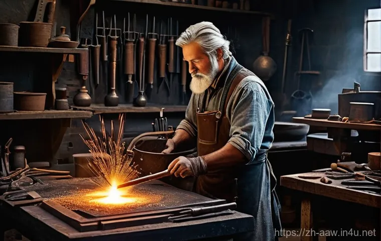 아키에이지 최상급 아이템 제작법 - **Prompt:** A focused adventurer, dressed in practical yet stylish fantasy crafting attire, sits at ...