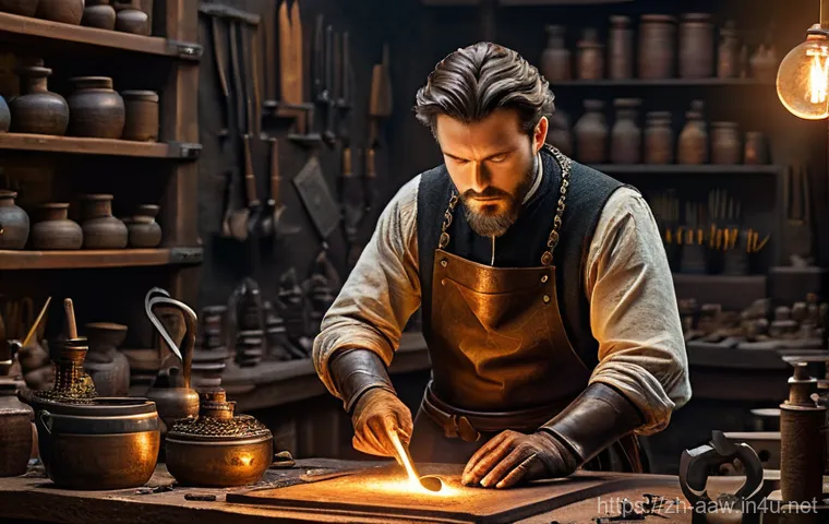 아키에이지 생활 재화 수급법 - **Prompt: "A serene fantasy landscape depicting a young, diligent female farmer tending to her vibra...