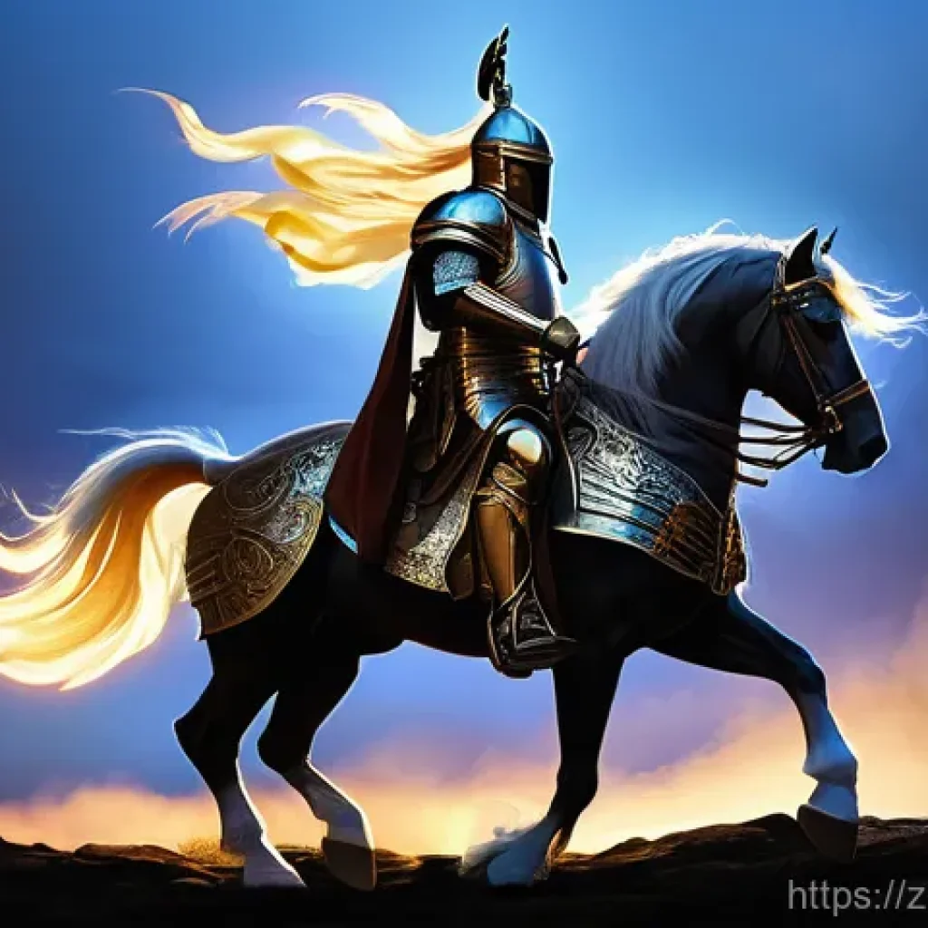 아키에이지 PvP 시즌 보상 - **Prompt:** A triumphant, gender-neutral fantasy warrior, adorned in elaborate, battle-hardened armo...