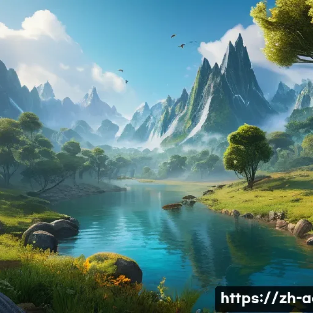 아키에이지 정기 업데이트 패치 - A breathtaking fantasy game landscape featuring multiple new map regions with diverse terrains inclu...