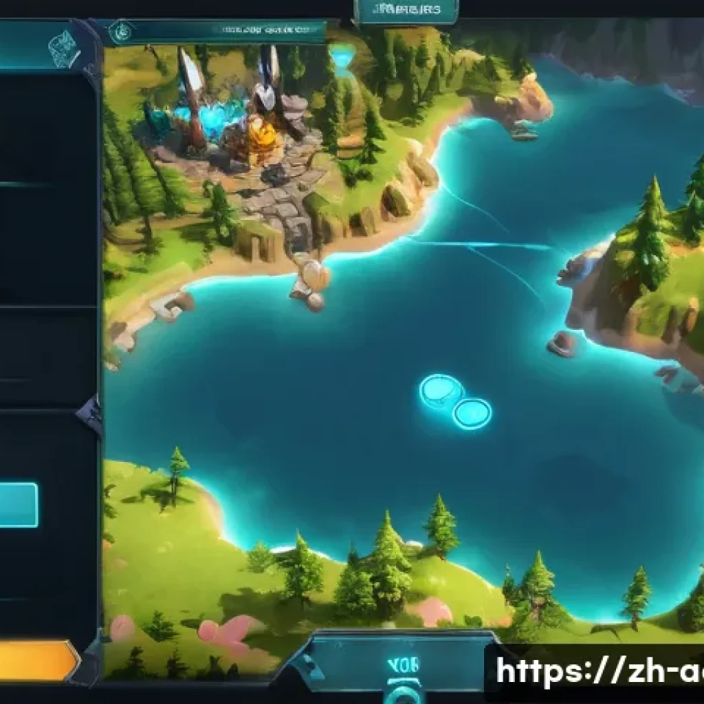 아키에이지 신규 유저 친화 시스템 - A vibrant fantasy game interface showcasing a detailed, user-friendly UI layout for a new player in ...